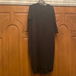 Custom black cocoon dress sz M